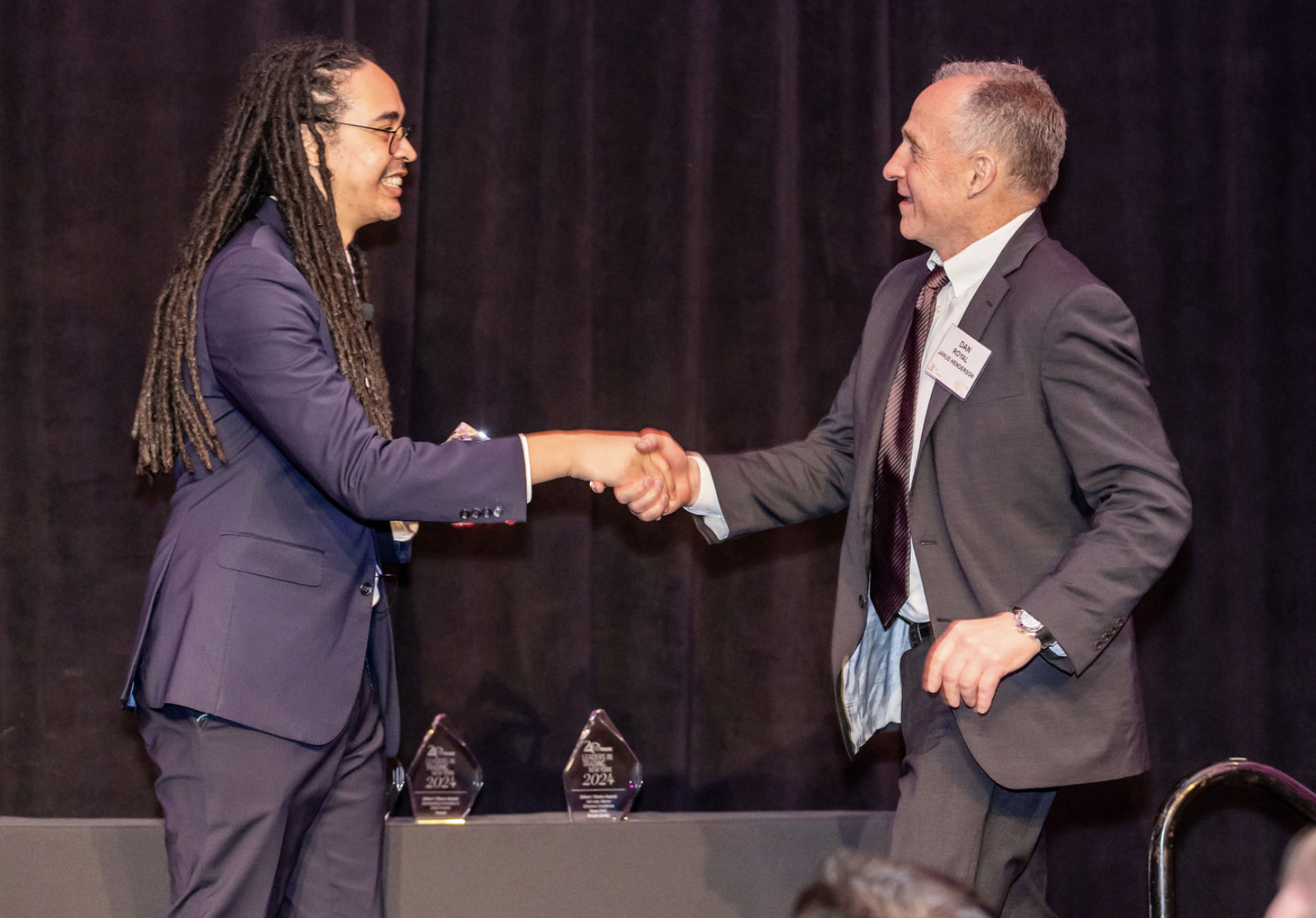 Dan Royal accepts Lifetime Achievement Award at Leaders in ...