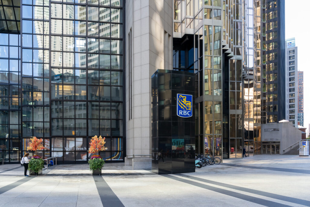 RBC (Royal Bank of Canada) corporate headquarters in the financial ...