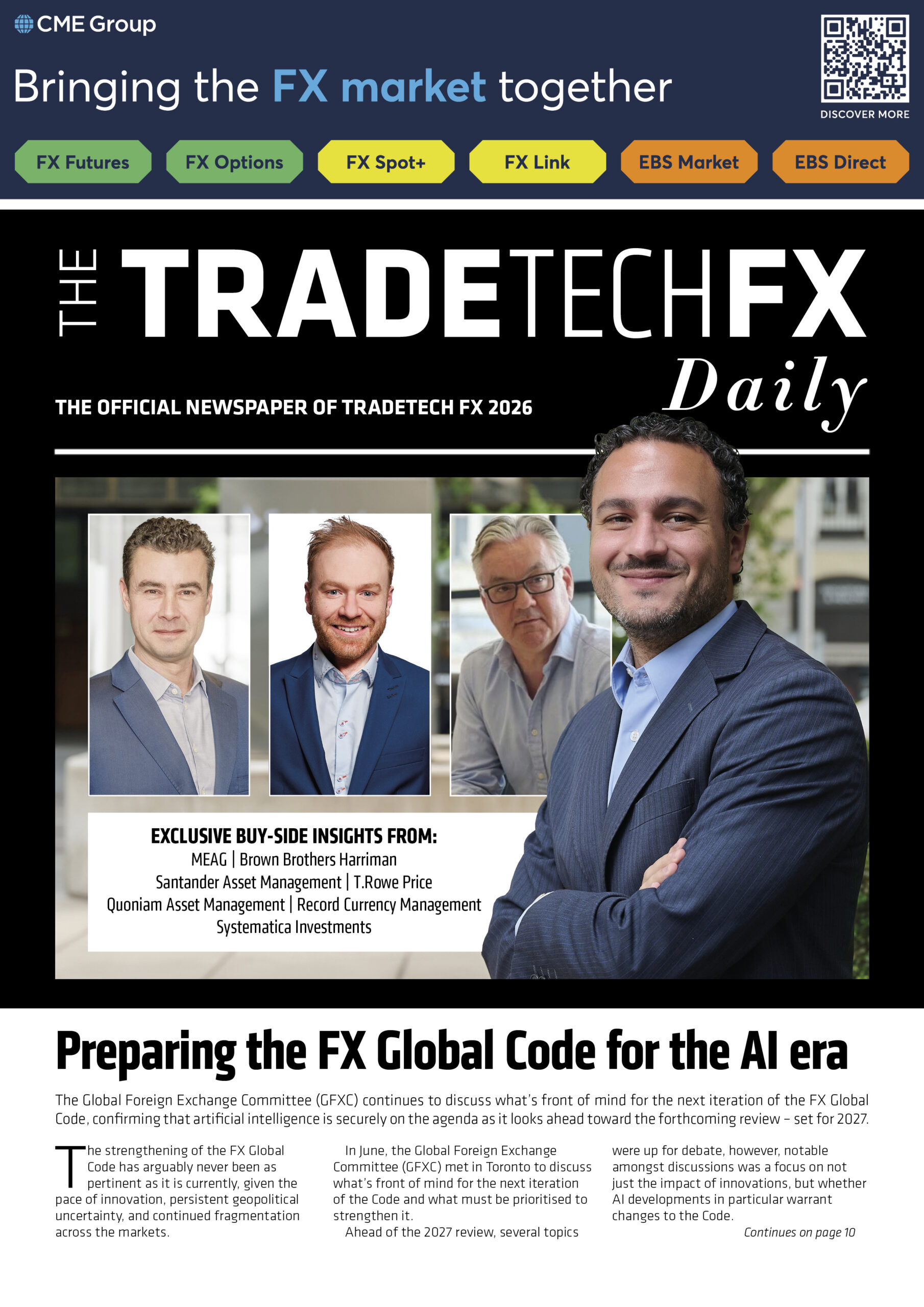 The TRADETechFX Daily 2026 launches in Amsterdam as your official guide to the event!